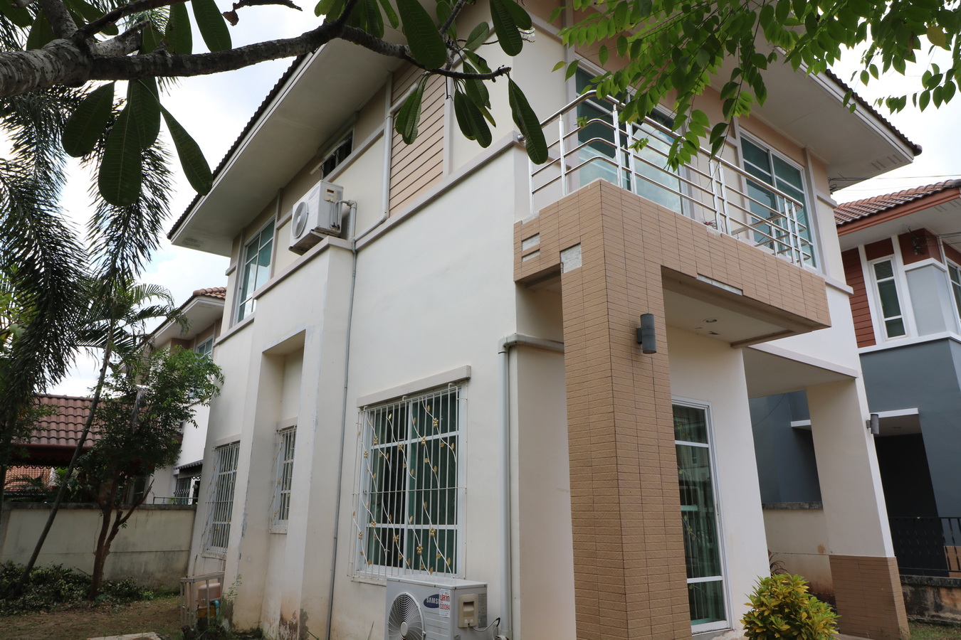 The estate has 2 main entrances with one leading directly to the