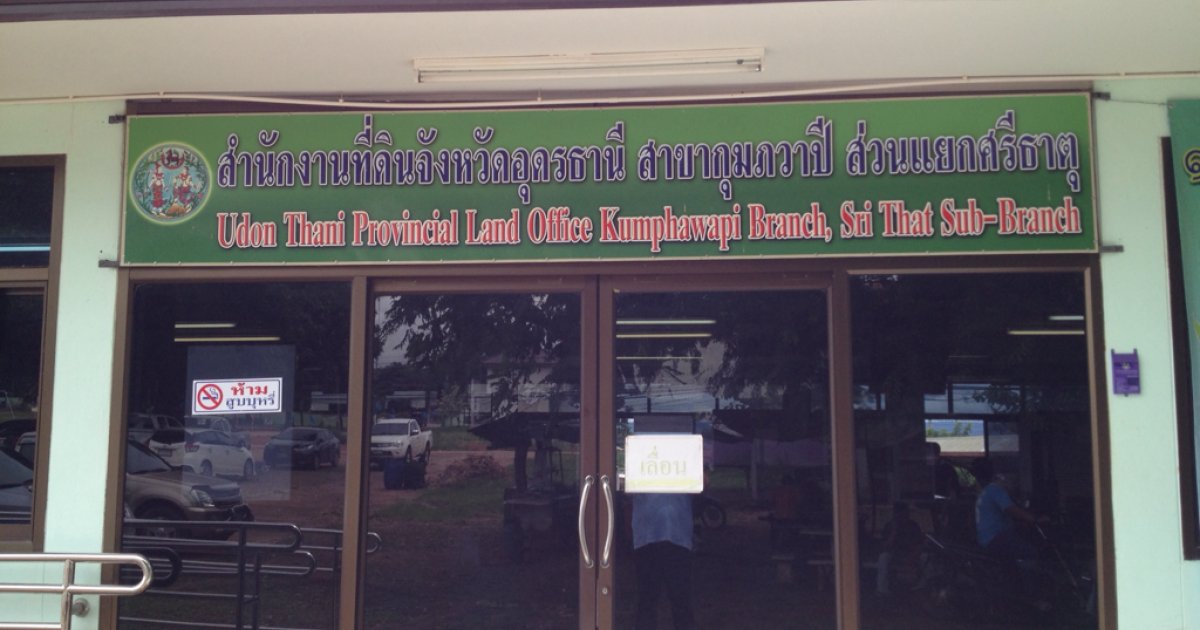 The Land Sales Settlement Process in Thailand Buyer, Seller, and Isan
