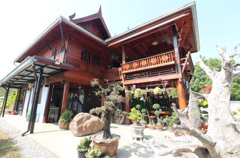 A Majestic Lanna Style 3 BRM, 3 BTH Home For Sale Set On 1 Rai, 25